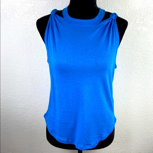 [ FREE PEOPLE ] Open Collar Cotton Tank Top - Picture 2 of 6